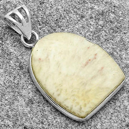 Natural White Scolecite Pendant P-1001 SDP119148