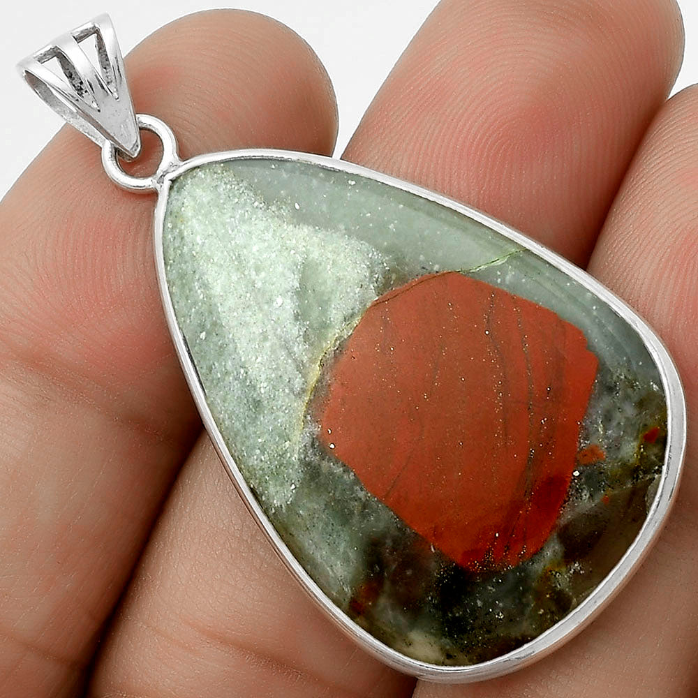Natural Australian Blood Stone Pendant P-1001 SDP119219