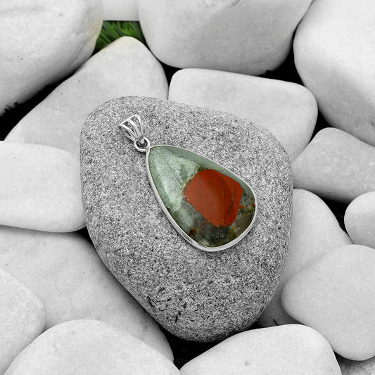 Natural Australian Blood Stone Pendant P-1001 SDP119219