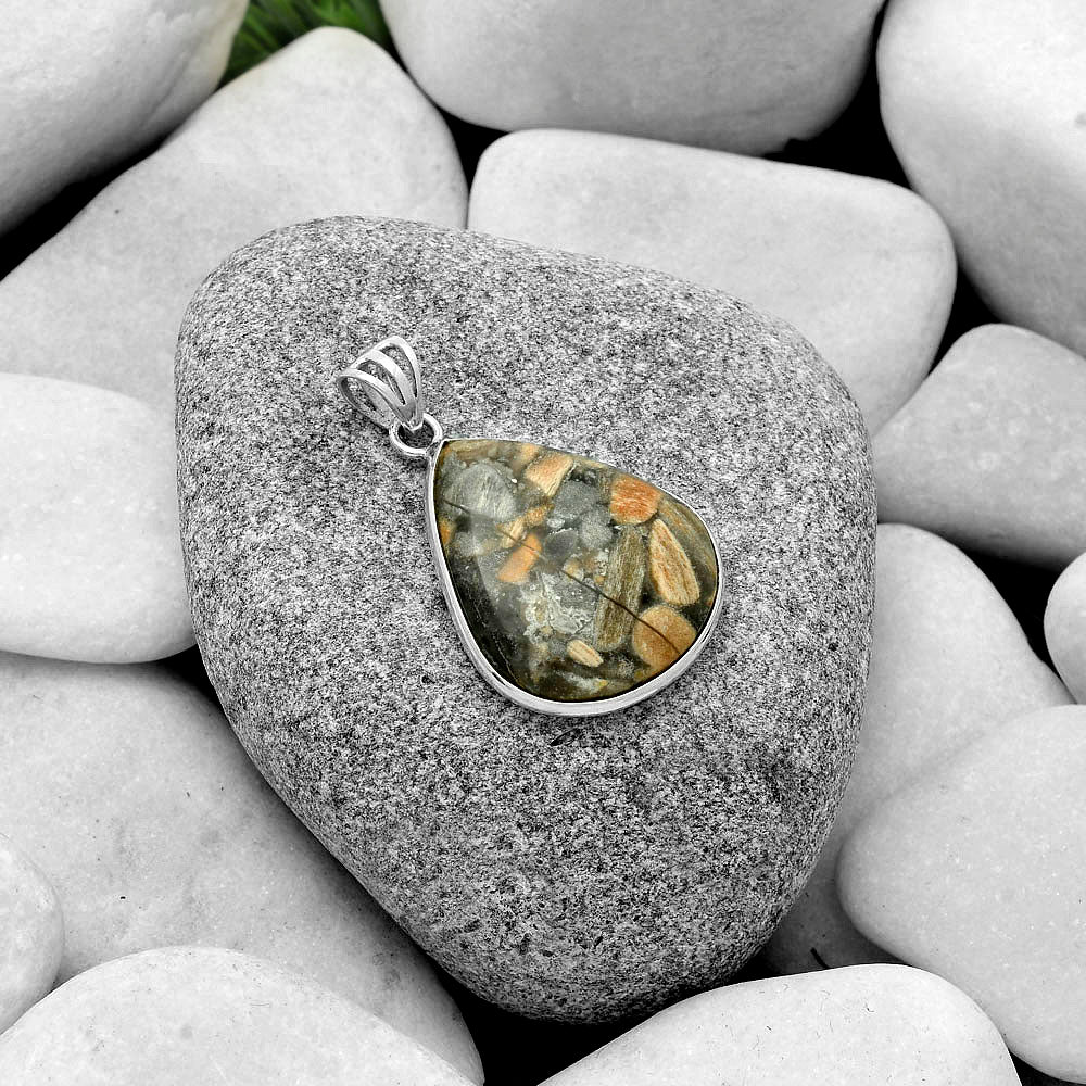 Natural Tabu Jasper Pendant P-1001 SDP119236