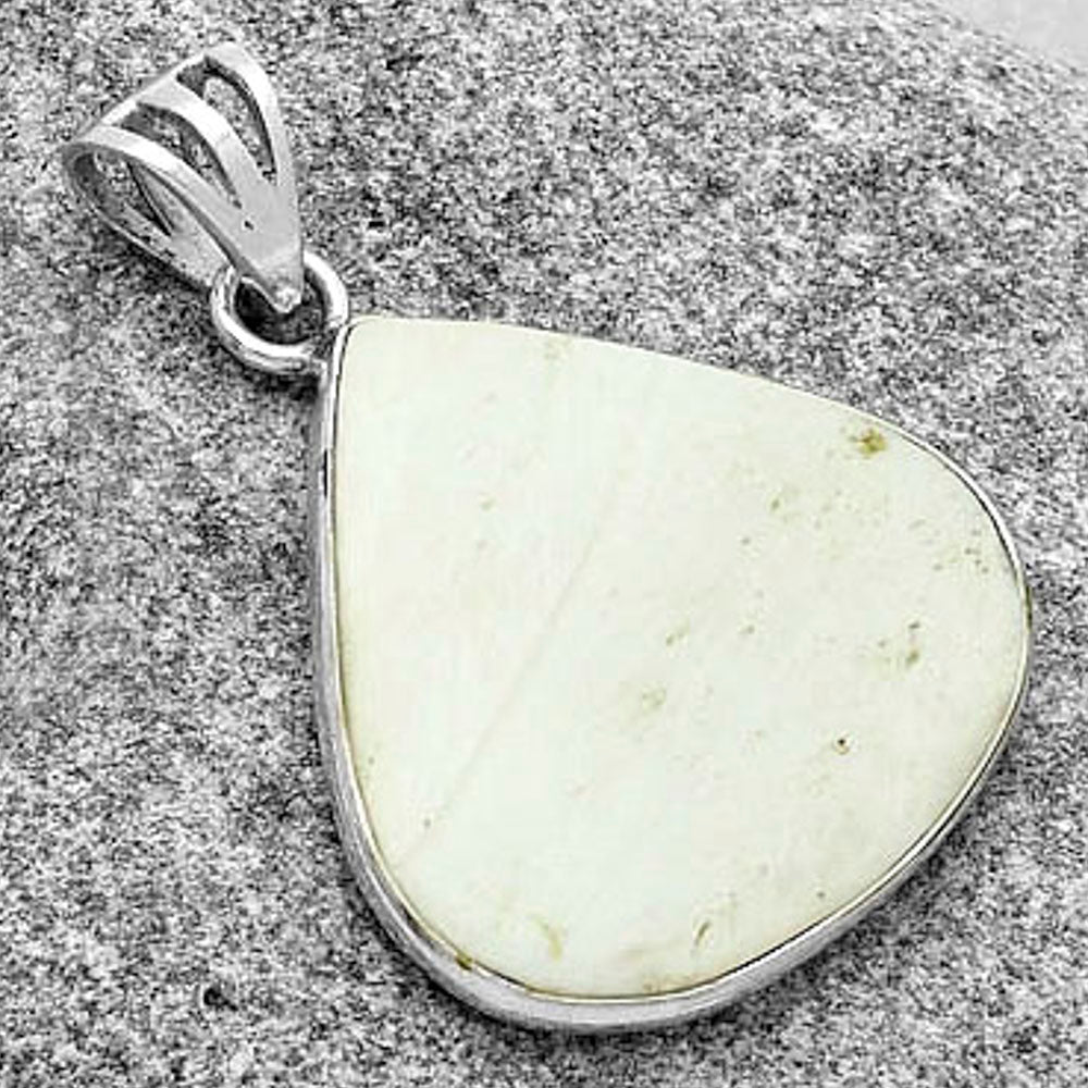 Natural White Scolecite Pendant P-1001 SDP119326