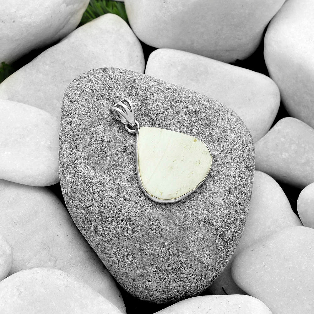 Natural White Scolecite Pendant P-1001 SDP119326