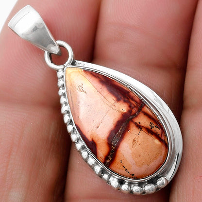 Natural Indian Paint Gemstone Pendant P-1326 SDP119734