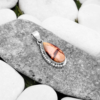 Natural Indian Paint Gemstone Pendant P-1326 SDP119734