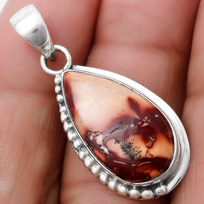 Natural Indian Paint Gemstone Pendant P-1326 SDP119736