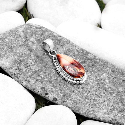 Natural Indian Paint Gemstone Pendant P-1326 SDP119736