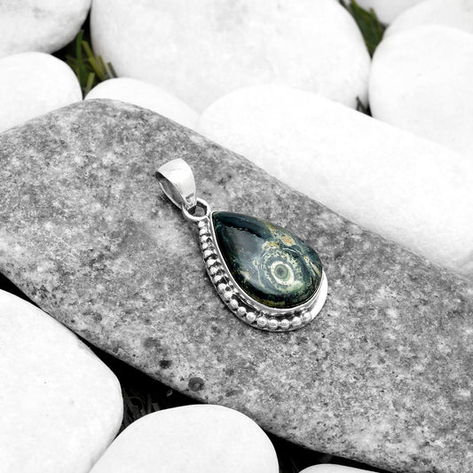Natural Star Galaxy Jasper Pendant P-1326 SDP119737