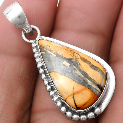 Natural Maligano Jasper - Indonesia Pendant P-1326 SDP119759