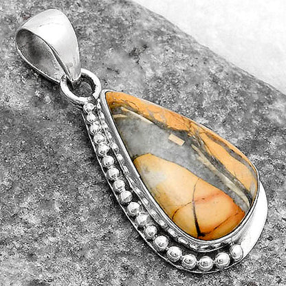 Natural Maligano Jasper - Indonesia Pendant P-1326 SDP119759