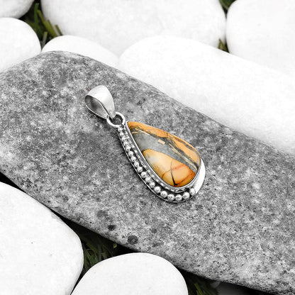 Natural Maligano Jasper - Indonesia Pendant P-1326 SDP119759