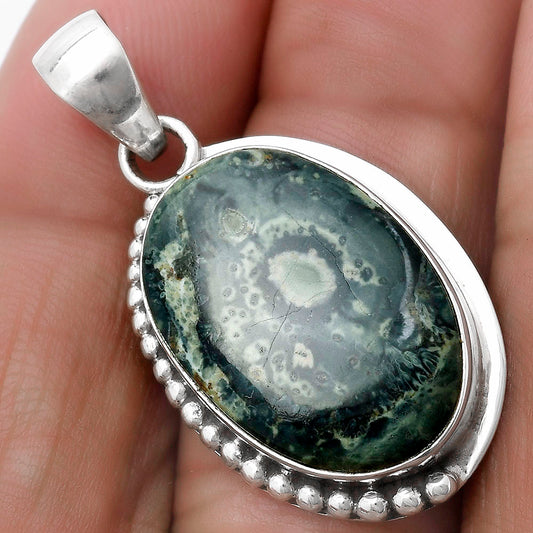 Natural Star Galaxy Jasper Pendant P-1326 SDP119760