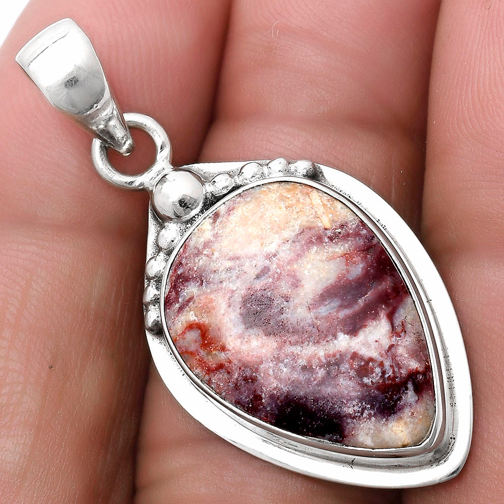 Natural Indian Blanket Jasper Pendant P-1350 SDP119787