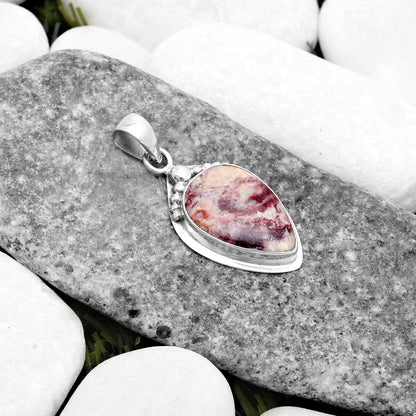Natural Indian Blanket Jasper Pendant P-1350 SDP119787