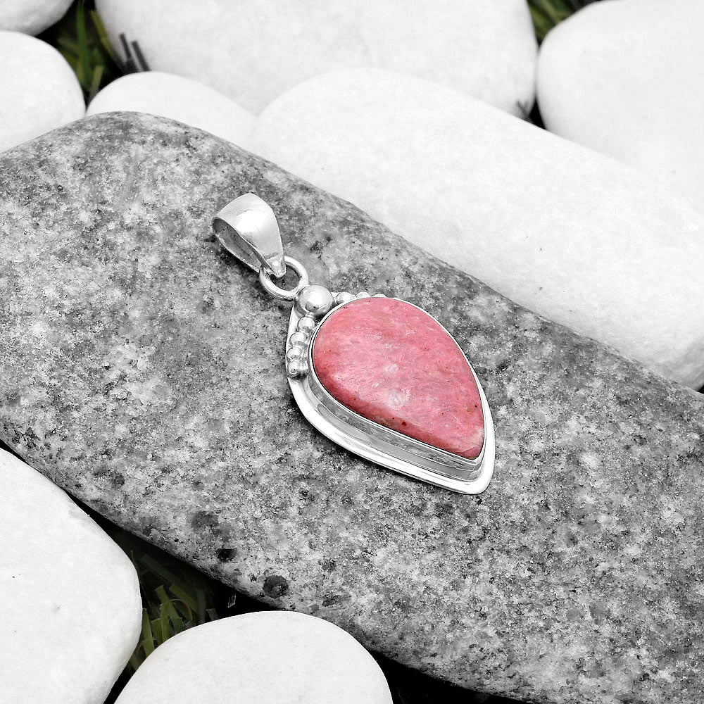 Natural Pink Tulip Quartz Pendant P-1350 SDP119792