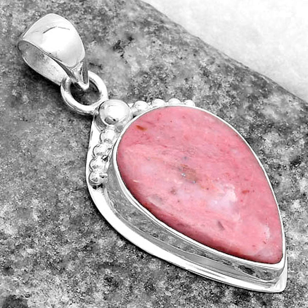 Natural Pink Tulip Quartz Pendant P-1350 SDP119815