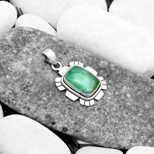 Natural Boulder Chrysoprase Australia Pendant P-1179 SDP119956