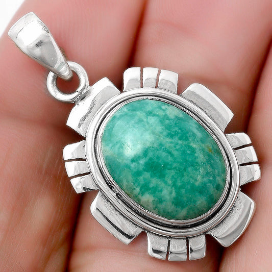 Natural Paraiba Amazonite Pendant P-1179 SDP119957