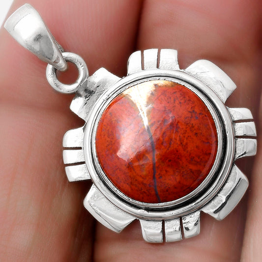 Natural Red Moss Agate Pendant P-1179 SDP119967