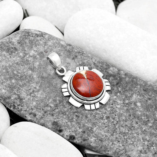 Natural Red Moss Agate Pendant P-1179 SDP119967