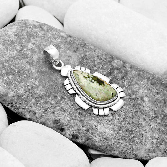 Natural Chrome Chalcedony Pendant P-1179 SDP119971