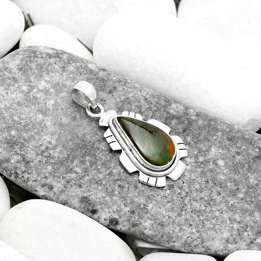 Natural Chrome Chalcedony Pendant P-1179 SDP119972
