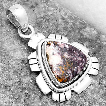 Natural Indian Blanket Jasper Pendant P-1179 SDP119973