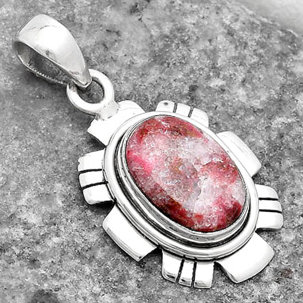 Natural Pink Thulite - Norway Pendant P-1179 SDP119978