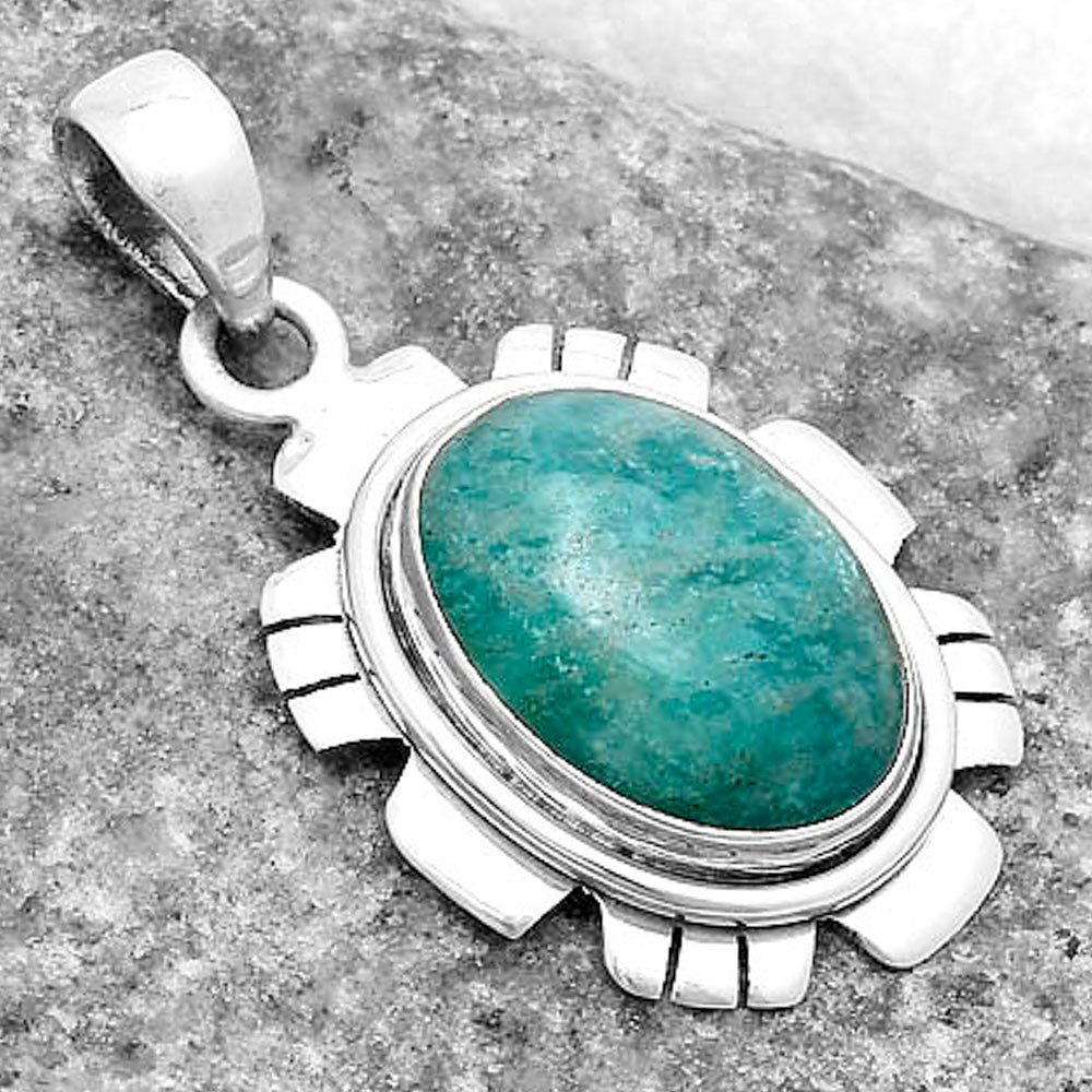 Natural Paraiba Amazonite Pendant P-1179 SDP119980