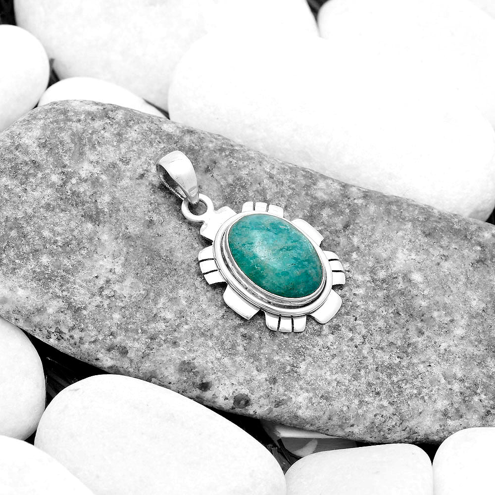 Natural Paraiba Amazonite Pendant P-1179 SDP119980