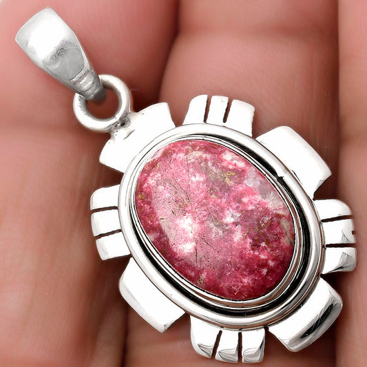 Natural Pink Thulite - Norway Pendant P-1179 SDP119992