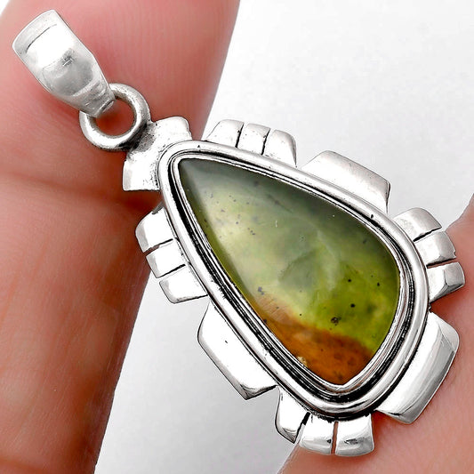 Natural Chrome Chalcedony Pendant P-1179 SDP119993