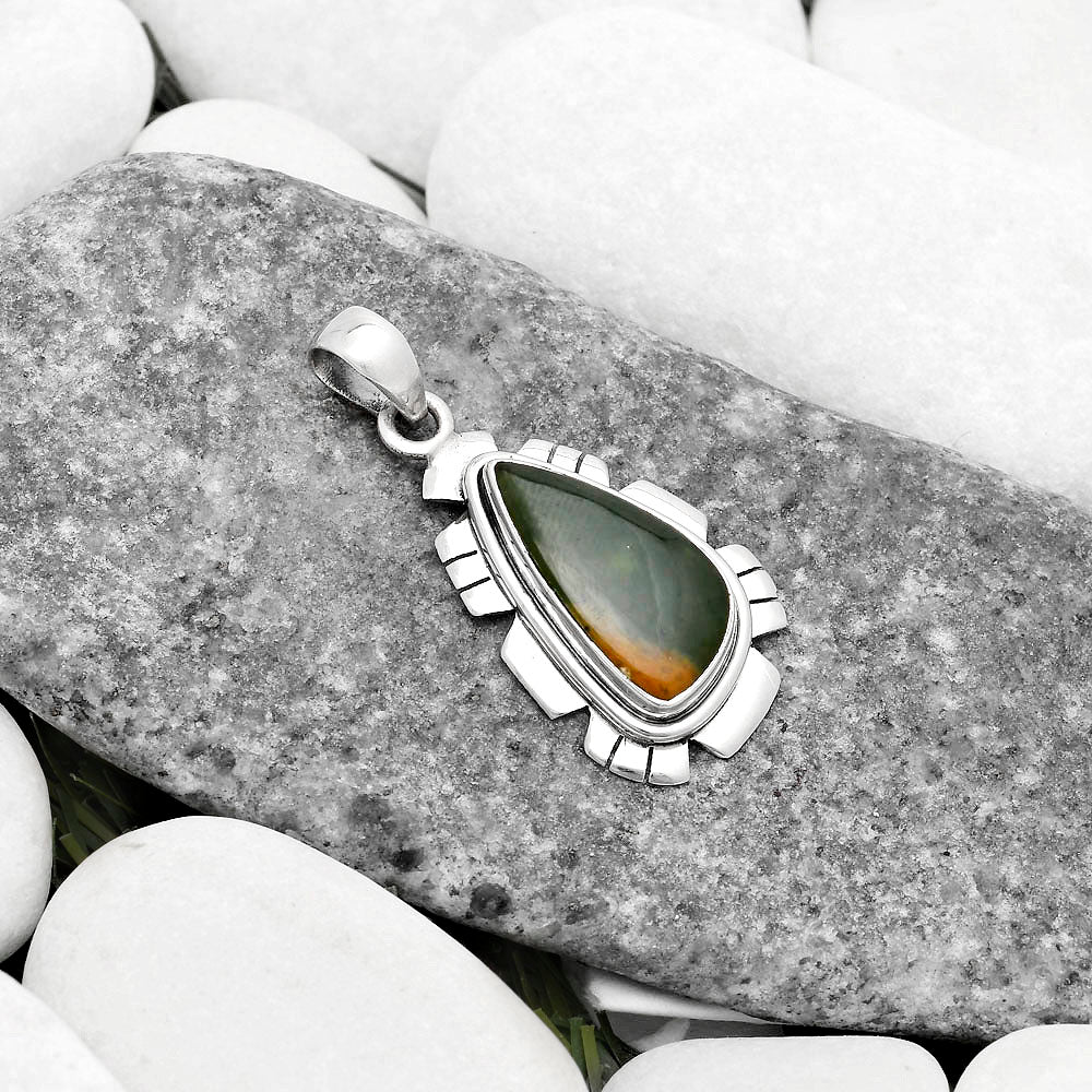 Natural Chrome Chalcedony Pendant P-1179 SDP119993
