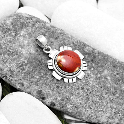 Natural Red Moss Agate Pendant P-1179 SDP119998