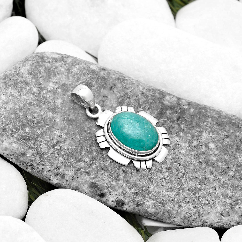 Natural Paraiba Amazonite Pendant P-1179 SDP120003