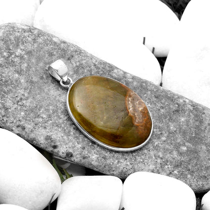 Natural Cloudy Prehnite Pendant P-1001 SDP120115