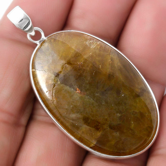Natural Cloudy Prehnite Pendant P-1001 SDP120217