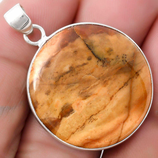 Natural Butterfly Wing Jasper Pendant P-1001 SDP120233
