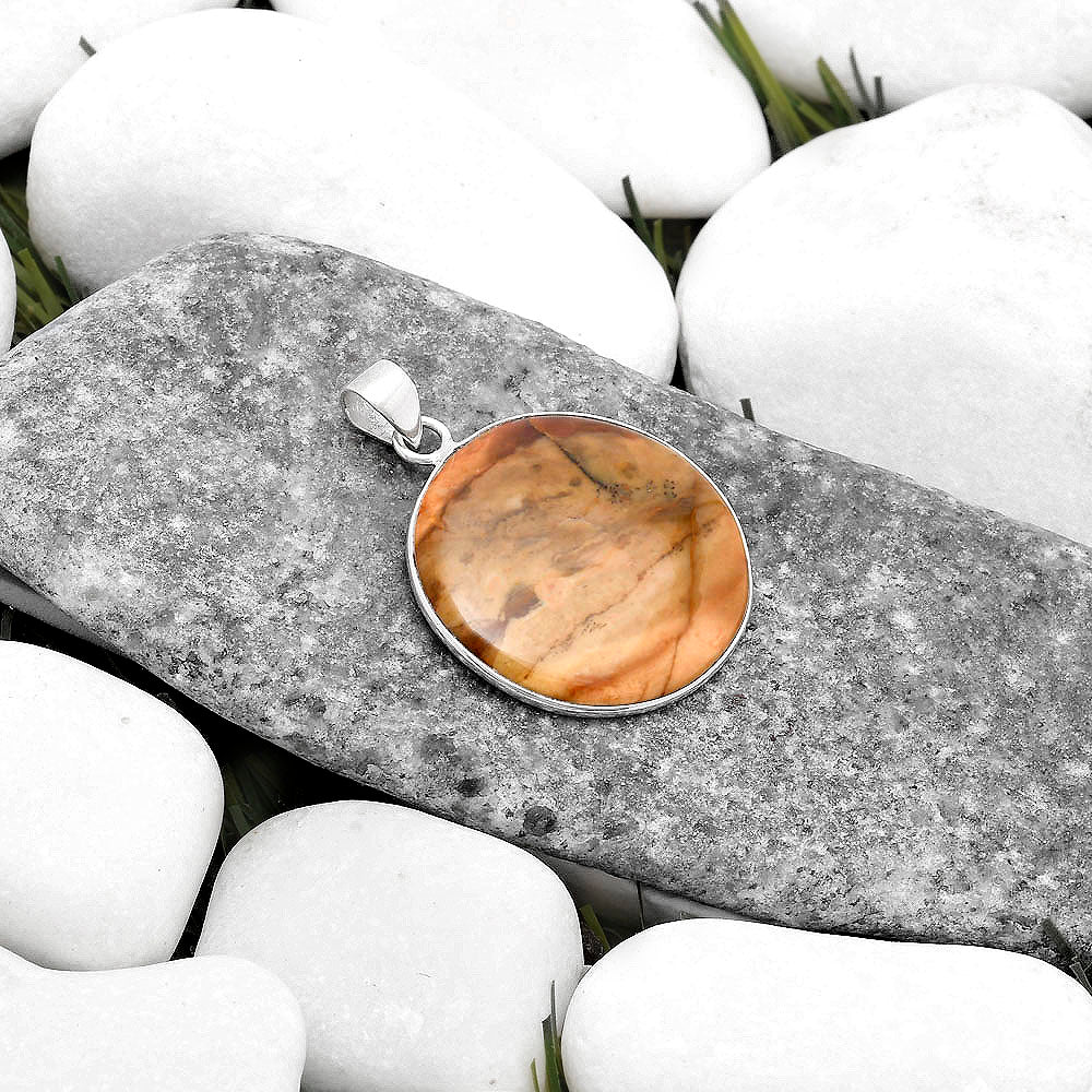 Natural Butterfly Wing Jasper Pendant P-1001 SDP120233