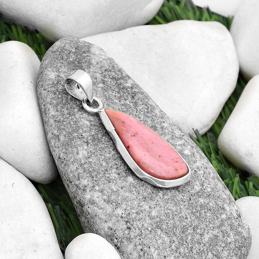 Natural Pink Tulip Quartz Pendant P-1110 SDP120477