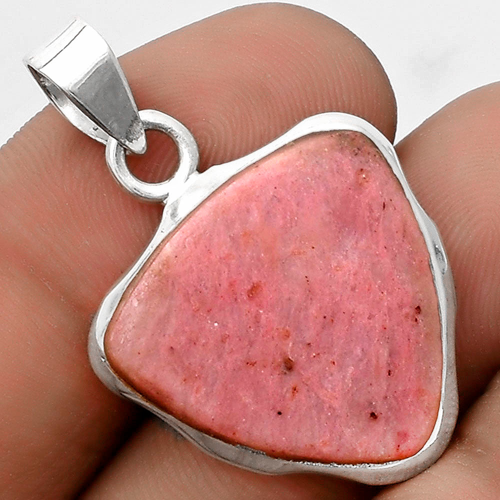 Natural Pink Tulip Quartz Pendant P-1110 SDP120478
