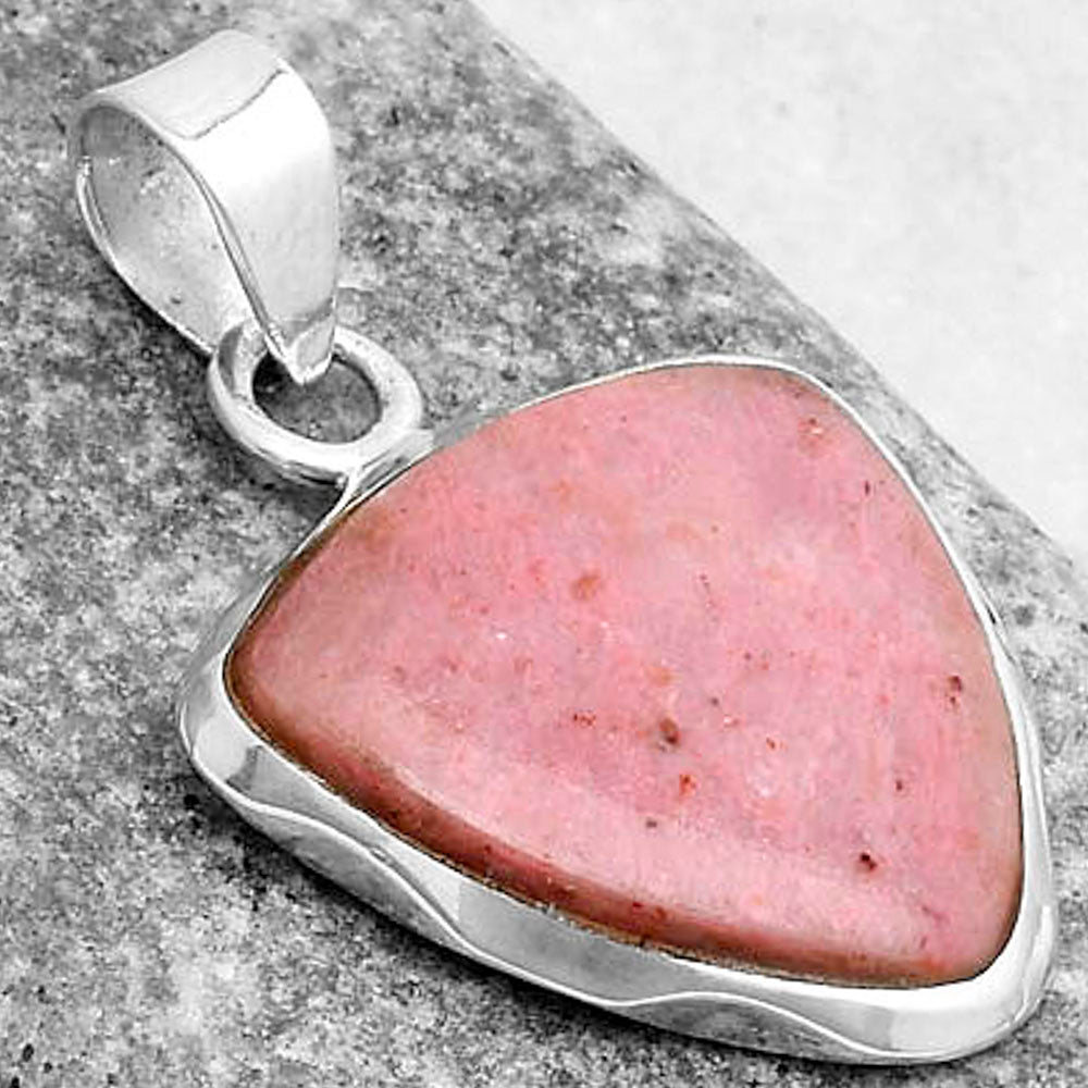 Natural Pink Tulip Quartz Pendant P-1110 SDP120478