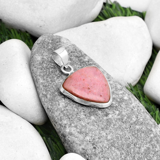 Natural Pink Tulip Quartz Pendant P-1110 SDP120478
