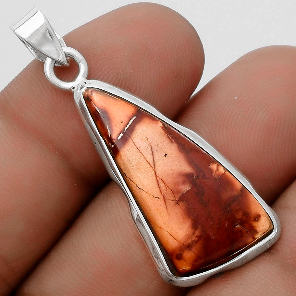 Natural Indian Paint Gemstone Pendant P-1110 SDP120491
