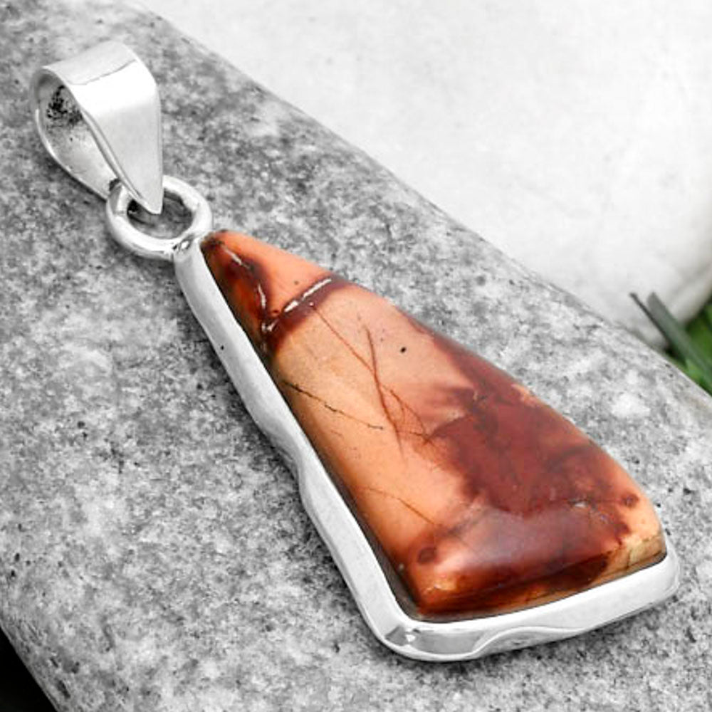 Natural Indian Paint Gemstone Pendant P-1110 SDP120491
