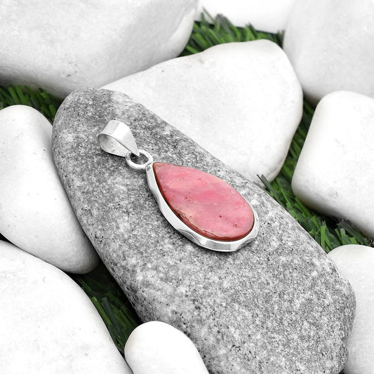Natural Pink Tulip Quartz Pendant P-1110 SDP120492