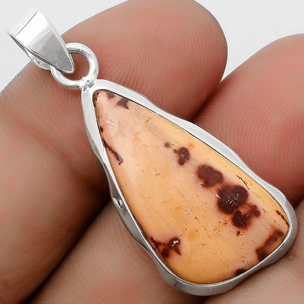 Natural Indian Paint Gemstone Pendant P-1110 SDP120495