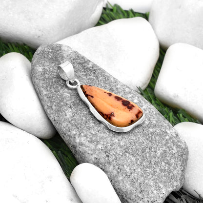 Natural Indian Paint Gemstone Pendant P-1110 SDP120495