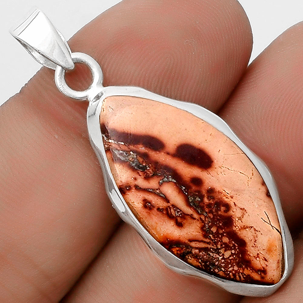 Natural Indian Paint Gemstone Pendant P-1110 SDP120497