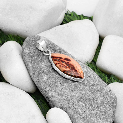 Natural Indian Paint Gemstone Pendant P-1110 SDP120497