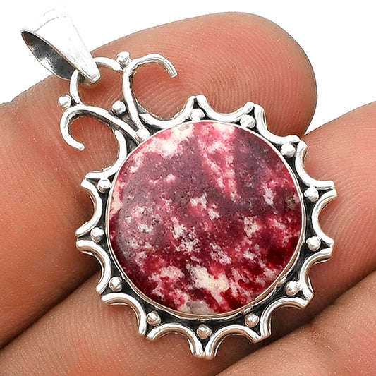 Natural Pink Thulite - Norway Pendant P-1249 SDP120682